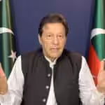 Former Prime Minister of Pakistan Imran Khan.