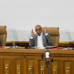 Venezuela's National Assembly President Jorge Rodríguez speaking about recent announcements about workers' income made by President Nicolás Maduro. Photo: Ultimas Noticias.