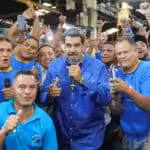 Venezuelan President Nicolás Maduro in the midst of workers during a meeting in Carabobo state, May 18, 2023. Photo: Presidential press.