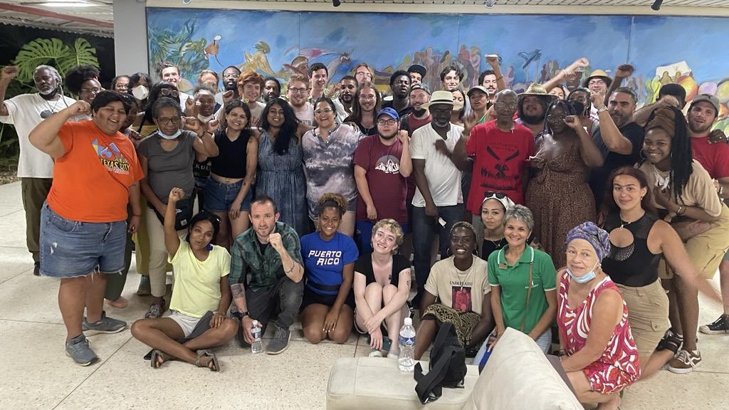 Members of the NNOC May Day Brigade. Photo: NNOC.