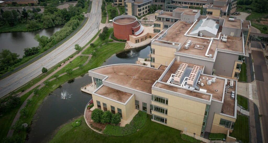 Private health insurance company UnitedHealth headquarters in Minnesota, US. Photo: Chad Davis.