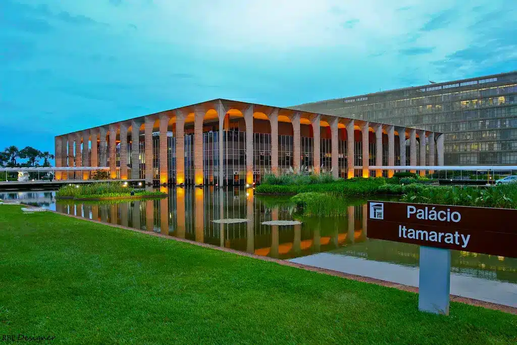 Headquarters of the Foreign Affairs Ministry of Brazil, the Itamaraty Palace, in Brasilia. File photo.