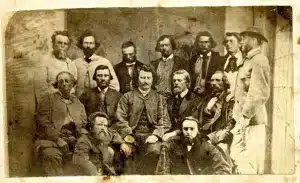 Leaders of the Red River Rebellion, which pioneered the idea of a plurinational republic in Canada. File photo.
