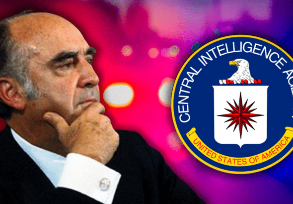 Photo composition showing former Mexican President José López Portillo (left) and the logo of the US Central Intelligence Agency, CIA (right). Photo: SDP Noticias.