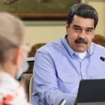 Venezuelan President Nicolás Maduro in a meeting with members of his cabinet and the military high command, in Caracas, February 2023. Photo: Presidential Press.