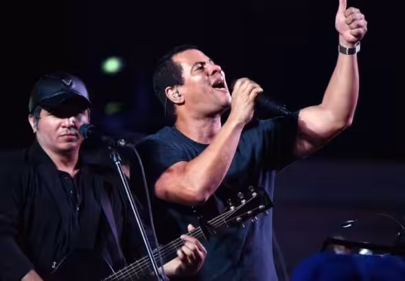 Cuban duo Buena Fe during a concert. Photo: OnCubaNews/File photo.