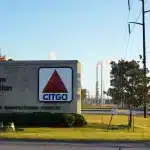 Entrance to the CITGO refinery in Lake Charles, Louisiana, US. Photo: File photo.