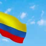 A Colombian flag in the wind. File photo.