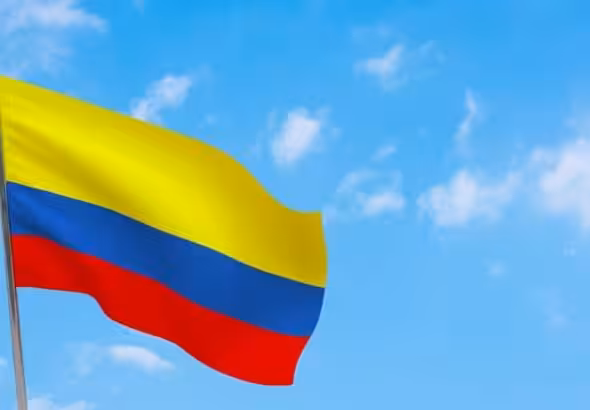A Colombian flag in the wind. File photo.