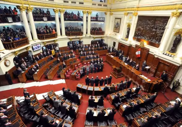 The floor of the Peruvian Congress. Photo: Congress of Peru/File photo.