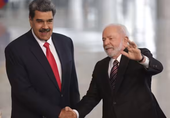 Luiz Inácio Lula da Silva and Nicolás Maduro. Photo: Reuters.