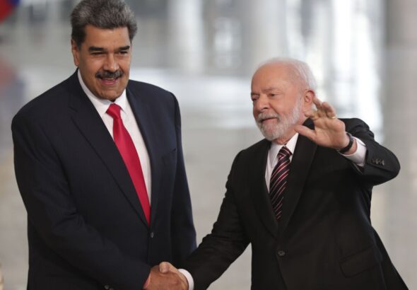 Luiz Inácio Lula da Silva and Nicolás Maduro. Photo: Reuters.