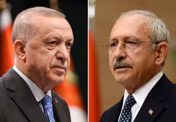 Photo: Presidential candidates Recep Tayyip Erdoğan (left) and Erhan Ortac (right). Presidential Press Office, Gettyimages.ru.