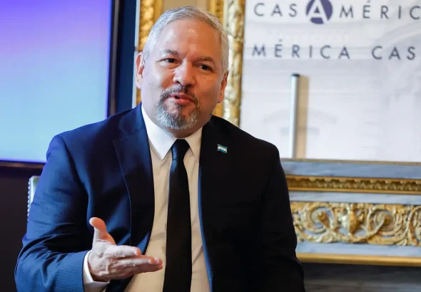 Foreign minister of Honduras, Eduardo Enrique Reina. Photo: Cheme Moya/EFE/File photo.