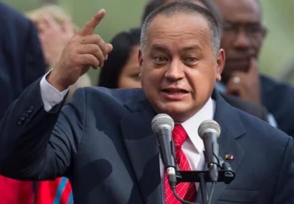 PSUV Vice President Diosdado Cabello. Photo: Xinhua.
