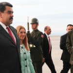 Venezuelan President Nicolás Maduro receiving military honors during his arrival at the Esenboga international airport, Ankara, where he was an international guest for Turkish President Erdogan's inauguration. Friday, June 2, 2023. Photo: Presidential Press.