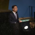 Geng Shuang, China's deputy permanent representative to the United Nations, speaks at the UN General Assembly Emergency Special Session on Ukraine at the UN headquarters in New York, Oct. 12, 2022. Photo: Xinhua/Xie E.