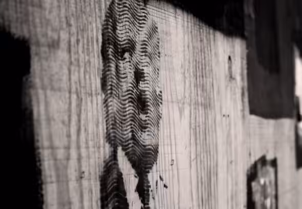 Mural of former US President Donald Trump. Photo: Mike Maguire.