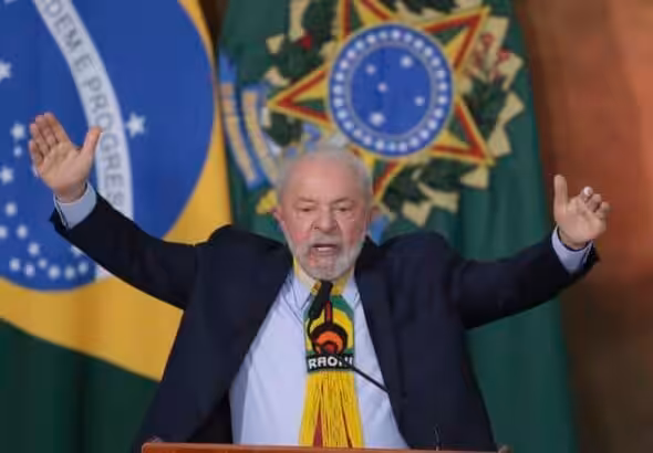 Brazilian President Luiz Inacio Lula da Silva. Photo: AP/Gustavo Moreno.