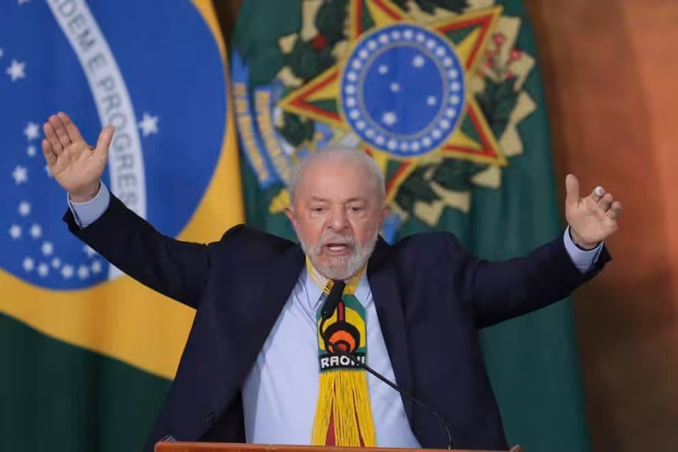 Brazilian President Luiz Inacio Lula da Silva. Photo: AP/Gustavo Moreno.