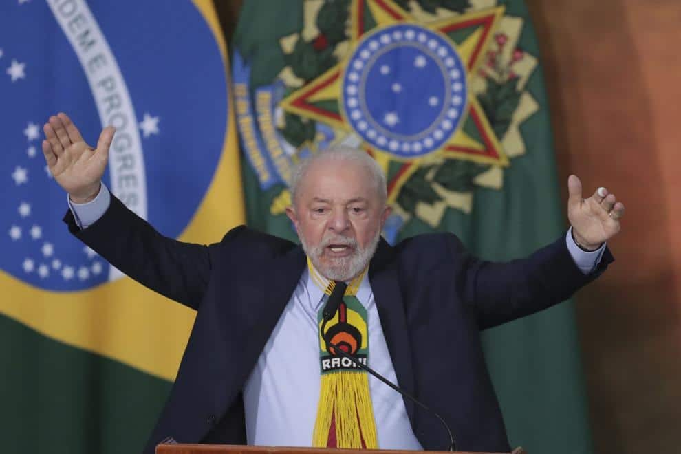 Brazilian President Luiz Inacio Lula da Silva. Photo: AP/Gustavo Moreno.