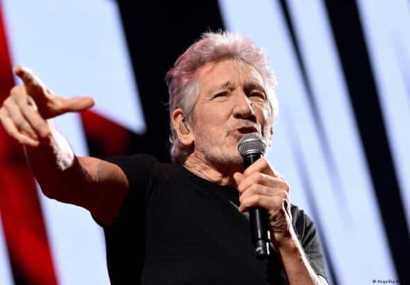 Musician Roger Waters on tour in Germany last month. Photo: Angelika Warmuth/DPA.