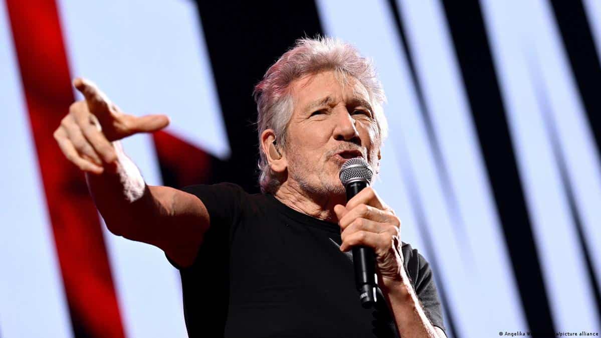 Musician Roger Waters on tour in Germany last month. Photo: Angelika Warmuth/DPA.