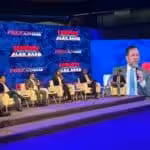 Venezuelan Foreign Minister Yván Gil speaking during the seminar on Lawfare organized in Caracas on Tuesday, June 13, 2023. Photo: Twitter/@indhriana.