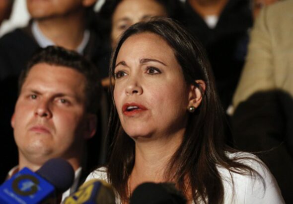 Venezuelan extreme-right politician María Corina Machado. Photo: Reuters.