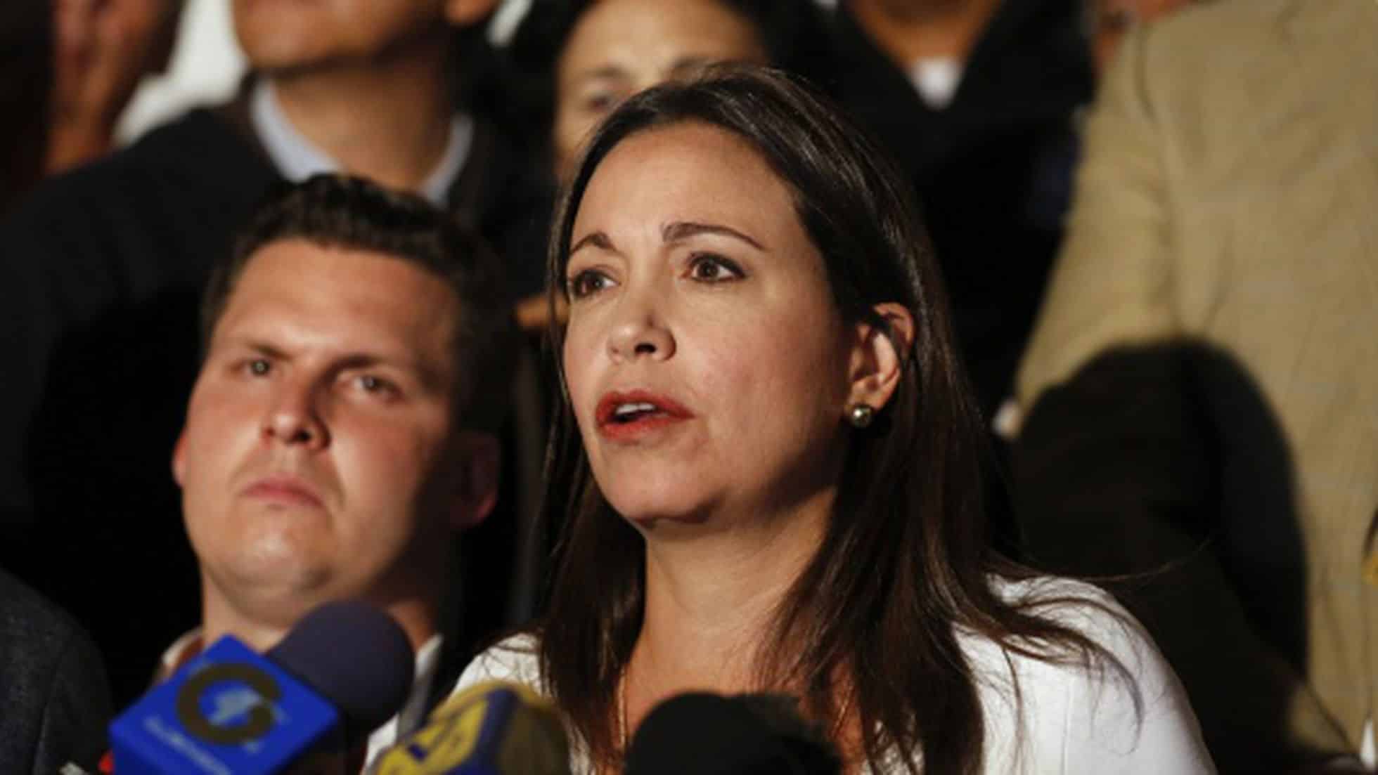 Venezuelan extreme-right politician María Corina Machado. Photo: Reuters.
