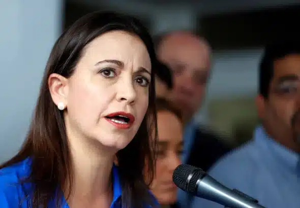 Venezuelan far-right politician María Corina Machado. Photo: Reuters.