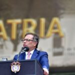 Colombian President Gustavo Petro makes announcements about changes in his government at an official event on June 2, 2023. Photo: RCN Radio.