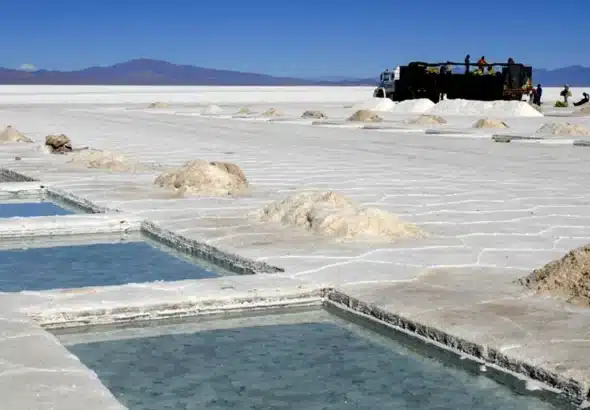 A lithium mine in northern Argentina. File photo.