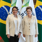 Xiomara Castro, President of Honduras, met with Dilma Rouseff, New Development Bank (NBD) of the BRICS. Photo: Presidency of Honduras.