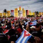 Thousands of Cubans gather to celebrate the country’s National Rebellion Day, a yearly commemoration of the Cuban revolution. Photo: Hampton/File photo.
