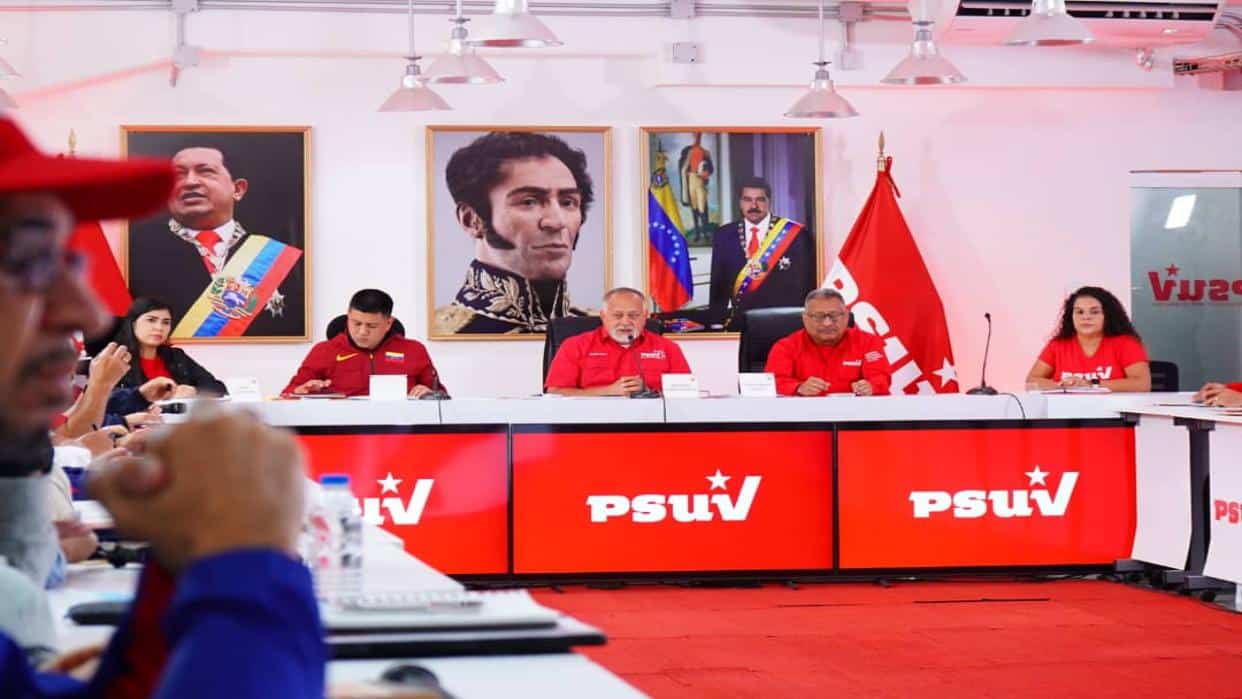 PSUV Vice President Diosdado Cabello during his weekly press conference on Monday, June 19, 2023. Photo: PSUV.