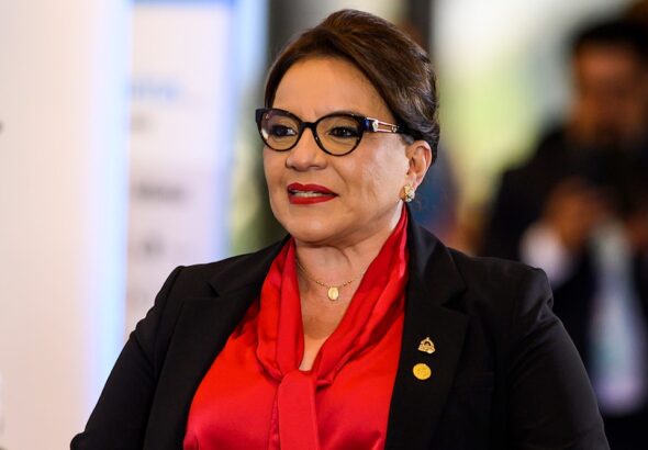 Honduran President Xiomara Castro. Photo: Al Mayadeen.