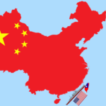 Clipart of China and US naval activity in the Taiwan Strait. Photo: caitlinjohnstone.com.