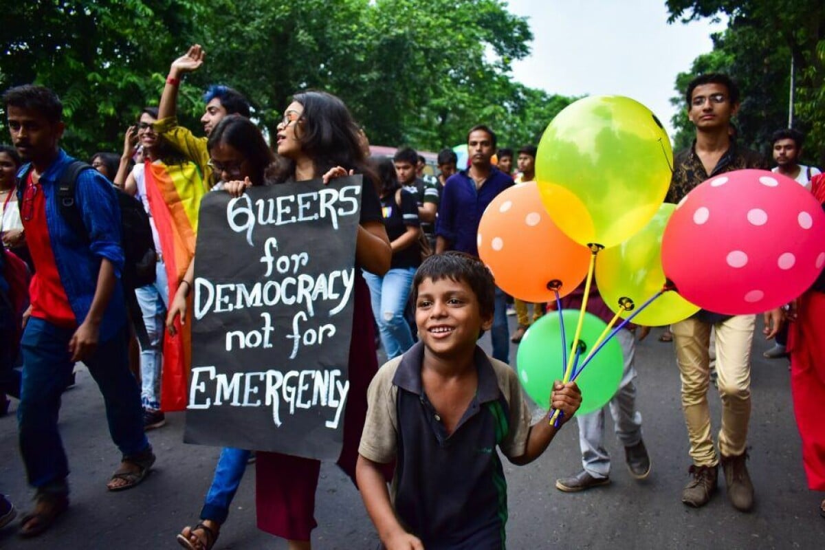 LGBTQIA+ protest "for Democracy." Photo: Arpan.basuchowdhury.