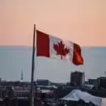 Canadian flag. Photo: Sebastiaan Stam.