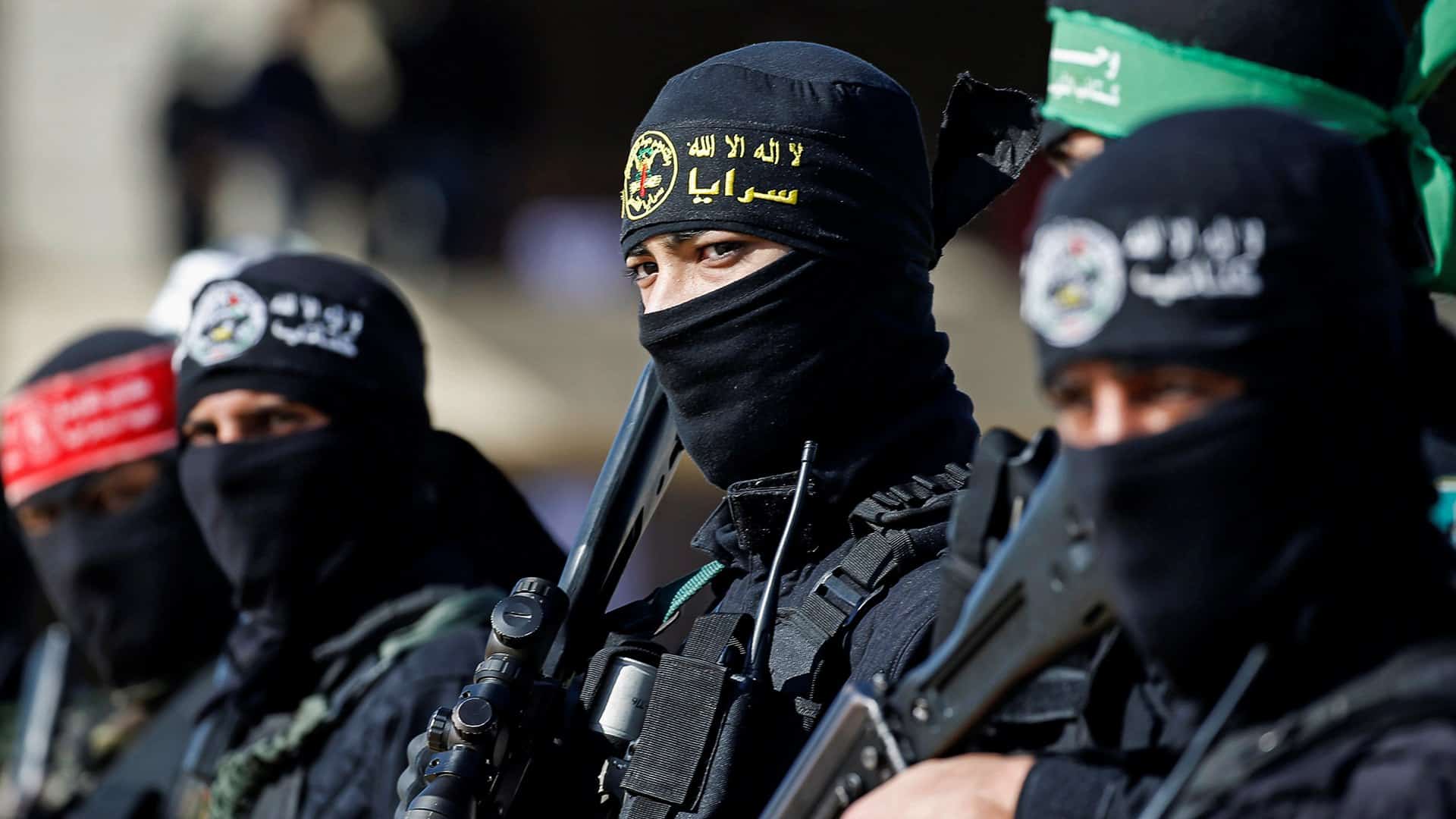 Palestinian resistance fighters. Photo: Reuters/File photo.