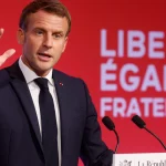 French President Emmanuel Macron delivers a speech to present his strategy to fight so-called radicalization on October 2, 2020 in Les Mureaux outside Paris. Photo: Ludovic Marin/AFP/File photo.