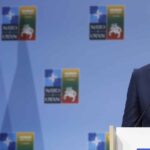 NATO Secretary General Jens Stoltenberg speaks during a media conference ahead of a NATO summit in Vilnius, Lithuania, July 10, 2023. Photo: AP.