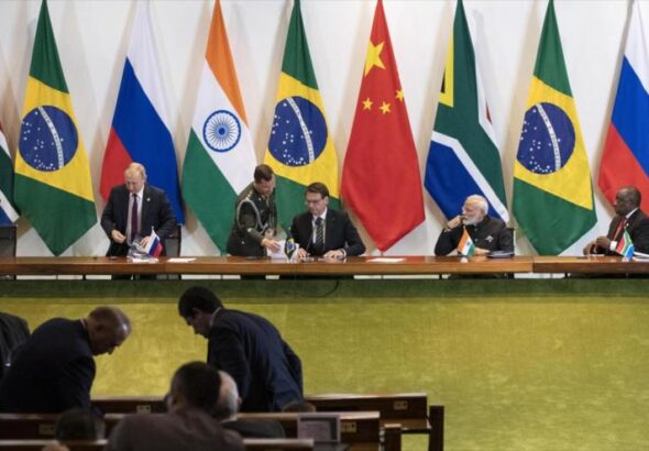 Presidents of the BRICS member countries during a meeting in Brasilia, Nov. 14, 2019. Photo: HispanTV.