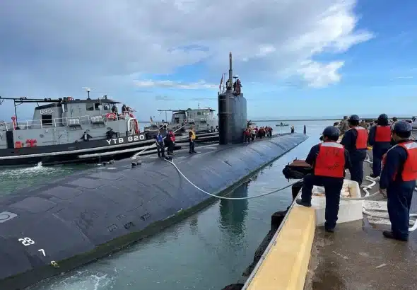 USS Pasadena (SSN 72) submarine docked at Guantánamo Bay, Cuba, July 5, 2023. Photo: US Naval Forces Southern Command/US 4th Fleet.