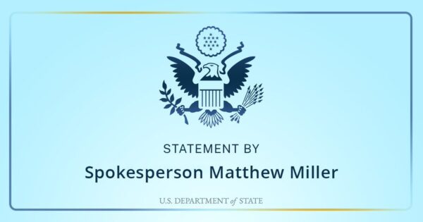 Cover of the US Department of State communiqué interfering in Venezuela's internal electoral issues. Photo: Twitter/@StateDepSpox.