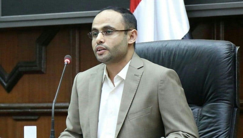 Head of the Political Council in Yemen Mahid Al-Mashat. Photo: Al Mayadeen.