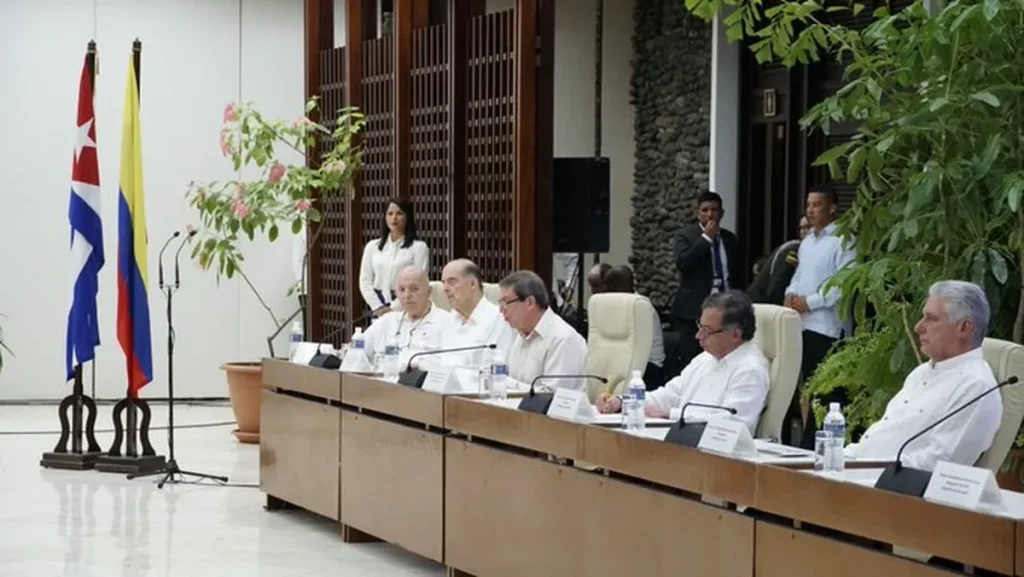 Colombian government-ELN peace talks in Havana, Cuba. Photo: Cuban Ministry of Foreign Affairs.