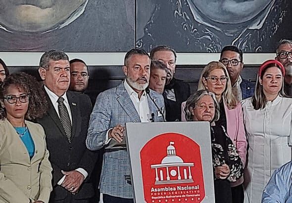 Members of the National Assembly's special nomination committee giving statements to the press on Tuesday, July 4, 2023. Photo: Diario La Verdad.