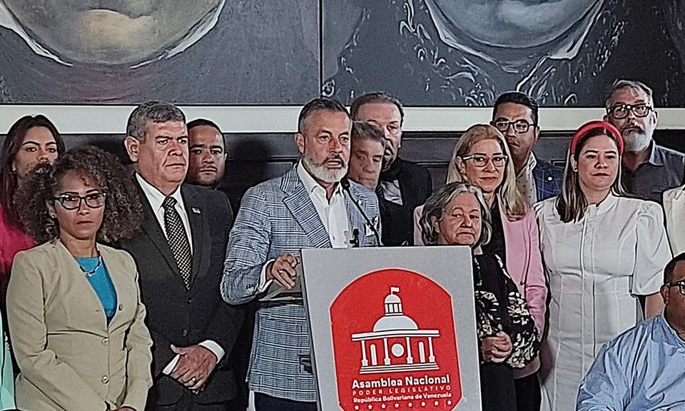 Members of the National Assembly's special nomination committee giving statements to the press on Tuesday, July 4, 2023. Photo: Diario La Verdad.